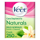 Veet Naturals Cera Depilatoria Para Piel Normal Tarro De 250