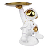 Figura De Astronauta De Poliresina Para Decoración De Estatu