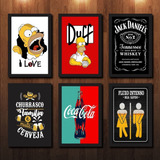 Quadros Placas Decorativas Bar Cerveja Area Gourmet