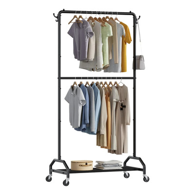 Burro Para Ropa Wiracks Doble Colgante 88x40x200 Cm 59 Kg