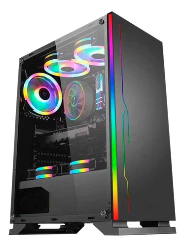 Gabinete Gamer Shenlong Gt-701 Rgb Usb 3.0 Cooler Acrilico  