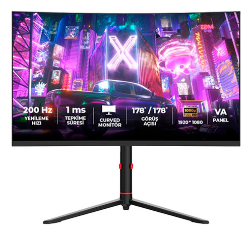 Monitor Gamer Havit Gamenote Gsc102 27 Fhd Curvo 200 Hz