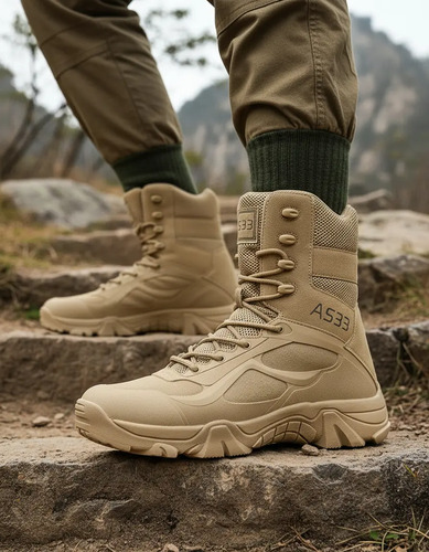 Botas Tacticas Militares Motociclista Antideslizante Comodo | Envío gratis
