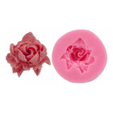 Molde De Silicona Fondant 1 Flor Rosa Pequeña