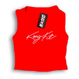 Crop Top Kong Clothing Tirafirko Ropa Gym Fitness