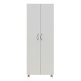 Suporte Organizador Branco 2 Portas P/ Materiais De Limpeza