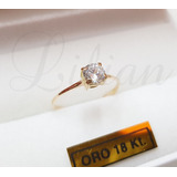 Anillo Cintillo Oro 18k Dama Casamiento Compromiso