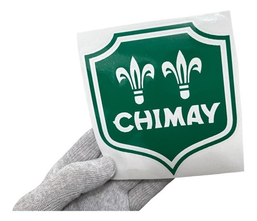 Adesivo Cerveja Chimay Green Logo Em Recorte Eletrônico