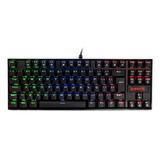 Teclado Gamer Kumara K552 Rgb Outemu Switch Red Redragon