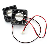 Zyamy 2pack Dc 12v Mini Ventilador 2pin Brushless Pequeño Ve