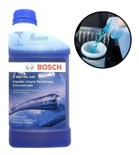 Liquido Limpia Parabrisas Concentrado 1lt (rinde 10)  Bosch