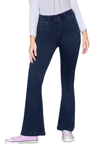 Pantalon Clasico Semi Oxford Mujer Tiro Alto Cenitho Jeans