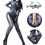 Cosplay Spiderman Passion Disfraz Lencería Erótica Y Máscara