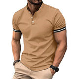 Camisa Polo De Lapela Button Pocket Sport