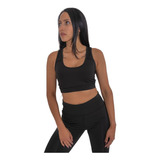 Crop Top Deportivo. Lycra. 