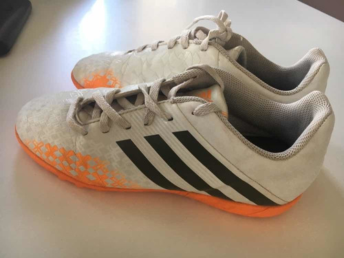 botines adidas blancos