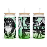 Vaso Bambu Starbucks Demon Slayer Iguro Obanai Pilar Tapa