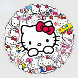 Pack 50 Stickers Pegatinas Hellokitty Diseños Surtidos