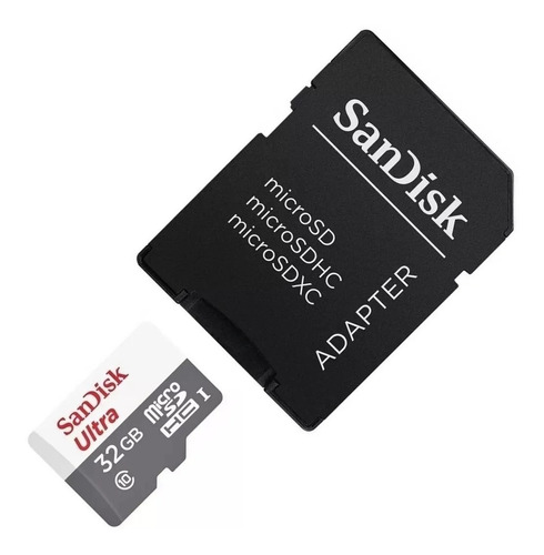 Memoria Sandisk Micro Sd 32 Gb C 10 Uhs-1 80 Mb/seg