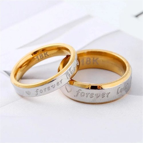 Anillos Para Parejas Forever Love  Promesa De Amor