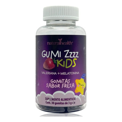 Melatonina Kids Valeriana Fresa 30 Gomitas Natural Health | MercadoLibre