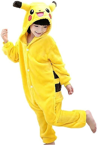 Pijama Mameluco Pikachu Unisex Niños