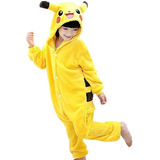 Pijama Mameluco Pikachu Unisex Niños