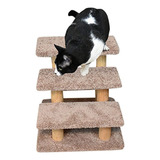 New Cat Condos -escaleras Grandes Construidas De Mader