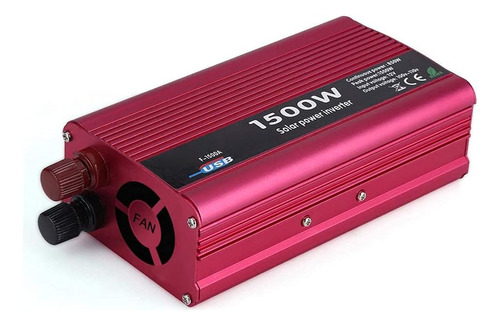 Haofy 1500w Inversor De Corriente Para Auto, Convertidor De 