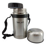 Termo Para Comida De Acero Inox. Cap. 800 Ml Color Plata