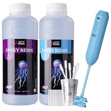 Kit De Resina Epoxi Principiantes, 44 Oz De Resina Epox...