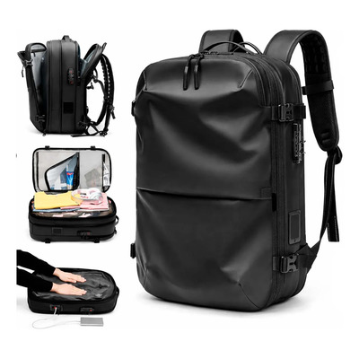 Mochila Plegable De Viaje Airback Con Bomba De Compresión Expandible 60 L | MercadoLibre