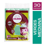 Bolsa De Consorcio Verde Para Residuos 50x70 Asurin X30