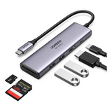 Adaptador Usb C A 4k + Lector De Tarjetas Hdmi Usb 3.0 De 6