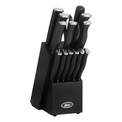 Oster Langmore 15 Piezas Caja De Bloque De Cuchillo De Acero