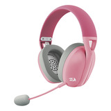 Auriculares Inalámbricos Redragon Ire Wireless H848 Rosa Pc