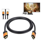 Cable Hdmi 8k 60hz/4k 120hz/48gbps V2.1 De 2mts. Premium Oro