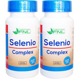 2x Selenio Complex 200 Mcg 60 Caps C/ Vit C, Magnesio Y Zinc