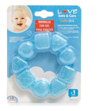 Mordillo Bebe Con Gel Para Freezer Love9024 Tiendalove Color Celeste Circular