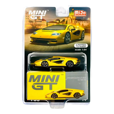 Mini Gt Lamborghini Countach Lpi 800-4 New Giallo Orion #733 Color Amarillo | Envío gratis