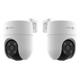 Combo X2 Ezviz H8c 360 Exterior Wifi Inteligencia Color 24h 