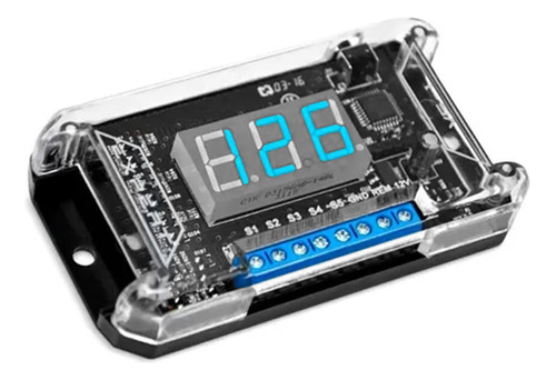 Voltimetro Sequenciador Expert Vs-1 Digital Azul Automotivo