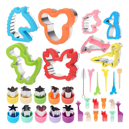 Set Para Hornear Galletas Con Dibujos Animados De 34 Piezas