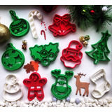 Cortantes Galletas Navideñas Kit X 11 Cookie Cutter Navidad 
