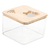 Caixa De Banho De Areia Para Hamster, Decoração Quadrado