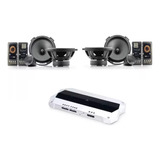 Paquete 2 Set De Medios Focal Ps165v1+amplificador Jbl Ma704