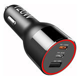 Cargador De Coche Usb C De 120 W, Urvns 100 W Tipo C Pd 30 W