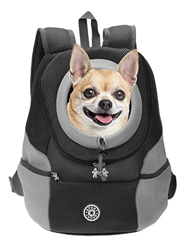 Dog Pet puppy Carrier Backpack Breathable Head Out Car...