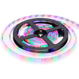 Cinta Led 5 Mtos Rgb Multicolor Con Adaptador Y Control