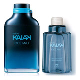 Presente Masculino Kaiak Oceano Desodorante Colônia + Refil Super Oferta